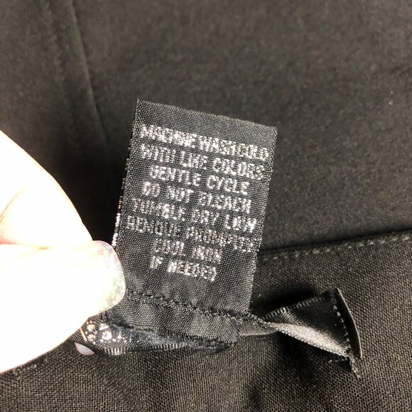 89th and Madison Skirt Women Sz 10 Black Pockets Straight Pencil Office Evening - Picture 6 of 7